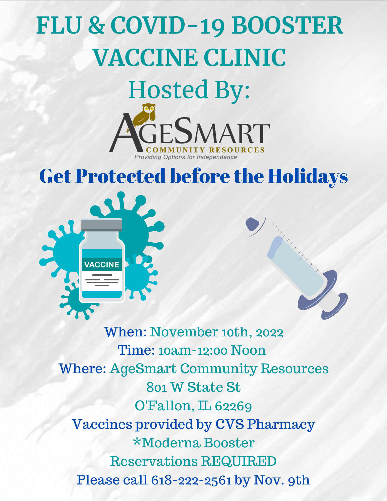 AgeSmart Vaccine Clinic AgeSmart Vaccine Clinic