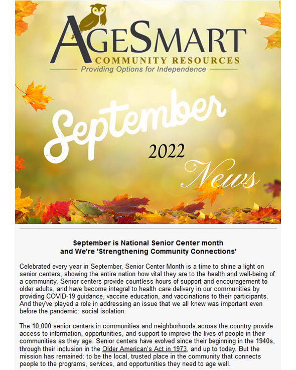 September 2022 Newsletter