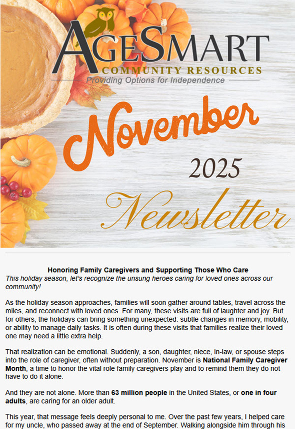 November 2025 Newsletter